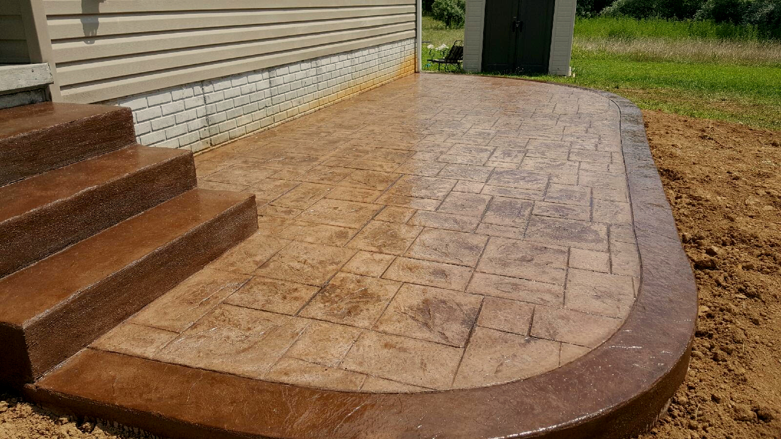 Stamped Concrete Patio DC Stamped concrete service in