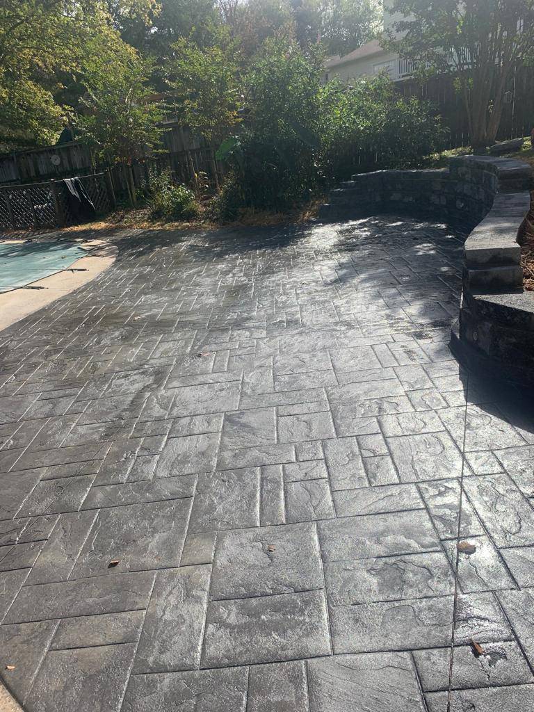 All About Stamped Concrete Walkway